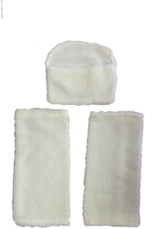 DISFRAZ LOTE POLAINAS Y BOLSO ADULTO PASTORCILLO, Papa Noel TALLA: CARNAVAL, 87