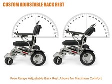 2022 RANGER RECLINING LIGHTWEIGHT FOLDABLE AIRLINE APPROVED POWER WHEELCHAIR