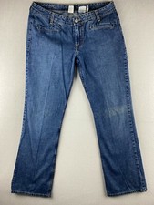 Lucky Brand Jeans Womens 14/32 Blue Bootcut Denim Dark Wash USA Made Pants