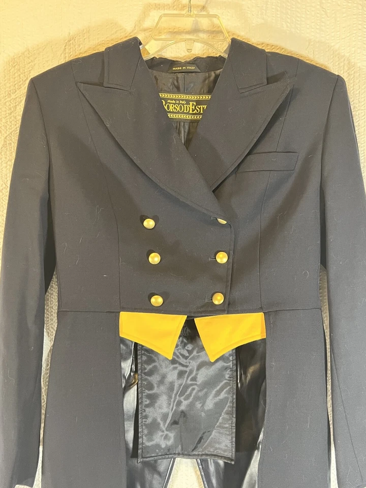 Chaqueta Brosod Este Italiana Lana Sombra Vientre Para Hombre 42 Hecha en Italia De Colección Foto 2 de 4