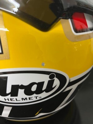 Arai Laguna Vector X Edwards L size + bcom Motorcycle Helmets