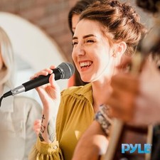 Pyle Handheld Microphone Dynamic Moving Coil Cardioid Unidirectional Includes 15