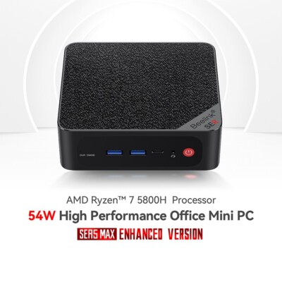 Beelink mini pc ser5 5800H AMD Office Computer RAM16GB SSD500GB 8