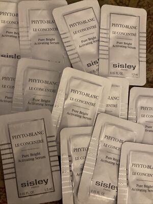 14x Sisley Phyto Blanc Pure Bright Activating Serum 0.05oz 1.5ml Each Samples