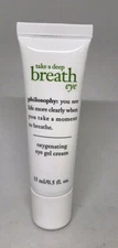 PHILOSOPHY Take a Deep Breath Oxygenating Eye Gel Cream .5oz NEW Full Size 