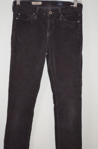 AG Adriano Goldschmied Grayish Taupe Corduroy "The Prima" Jeans Size 25R - Picture 6 of 12