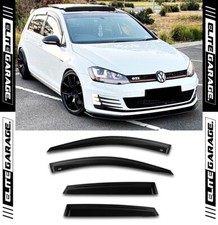 Fits Volkswagen Golf - MK7 MK7.5 R GTI TSI Side Window Visors Weathershields VW