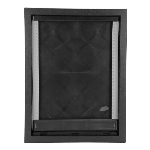 Black Plastic Pet Large Middlesized Dog Removable Installation Door Supply B Gsa - Picture 1 of 22