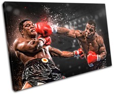 Boxing Mike Tyson Sports SINGLE CANVAS WALL ART Picture Print VA