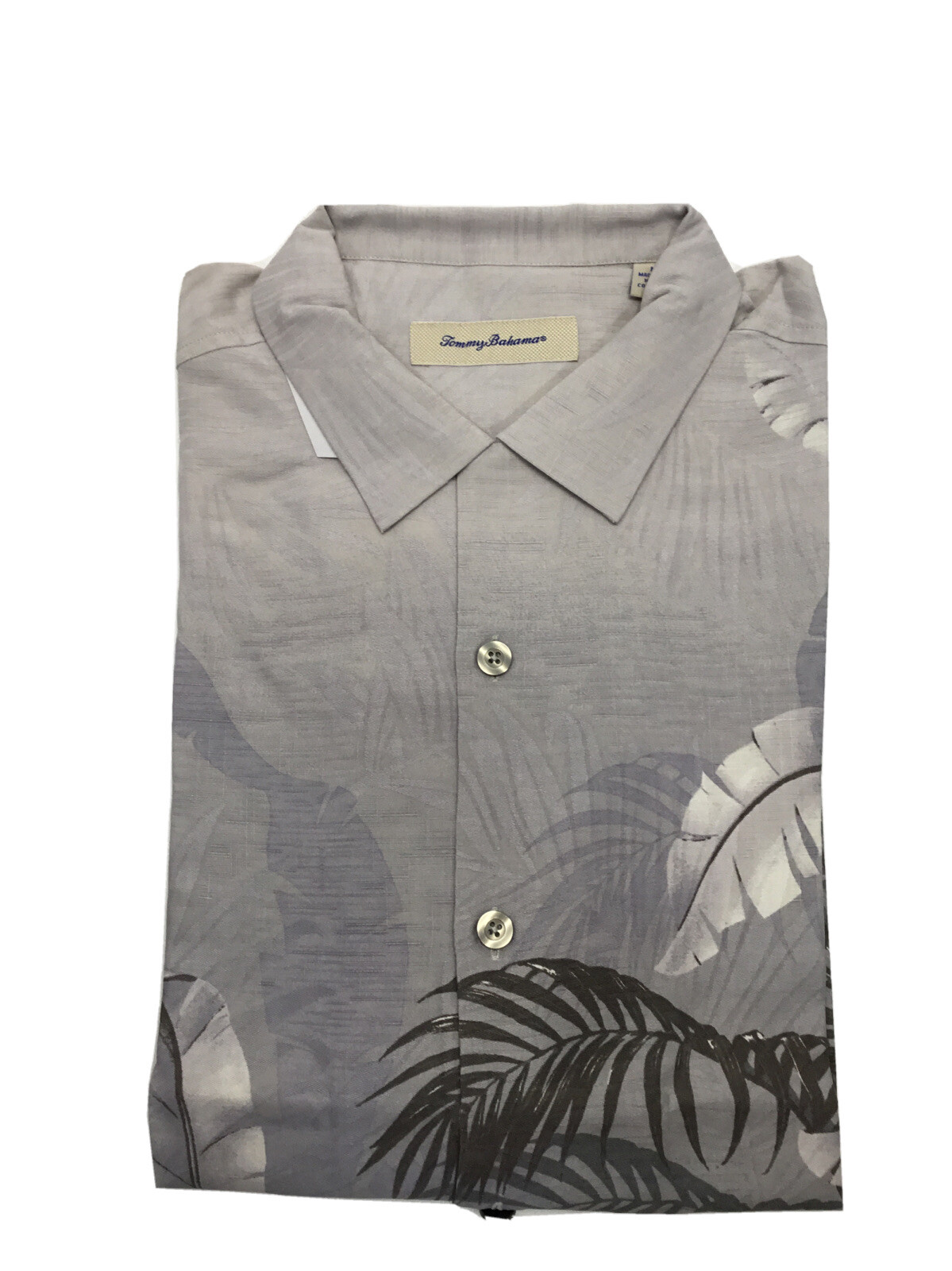 Tommy Bahama TB324188 Majestic Palms Short Sleeve Shirt Steel [M]