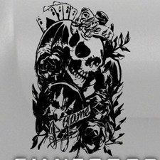Life is a Game Skull Graphic Tailgate Hood Window Decal Vehicle Truck Vinyl Car