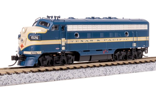 Broadway Limited N EMD F7A Texas & Pacific T&P #1535 DCC/SND LED 7782 | Zustand: New