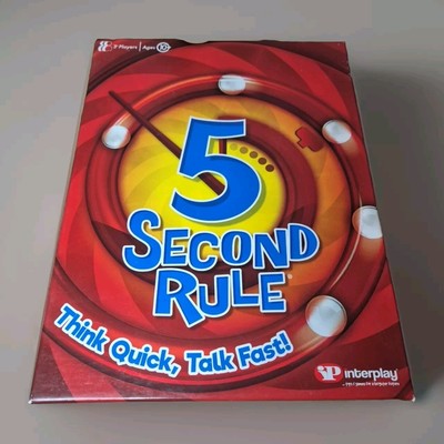 5 Sekunden Regel Junior schnelles Denken & schnelles Sprechen Spiel von Interplay ~ vollständig