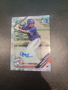 2019 Bowman Chrome Draft Autographs #CDADB Dasan Brown Auto