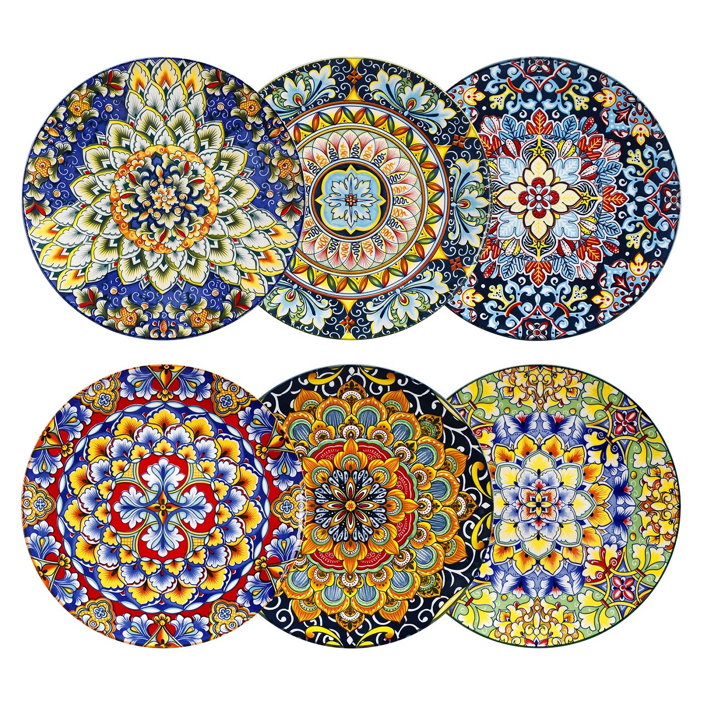 vancasso SIMI Speiseteller 6 tlg Essteller 27cm Steingut Flachteller Teller Set