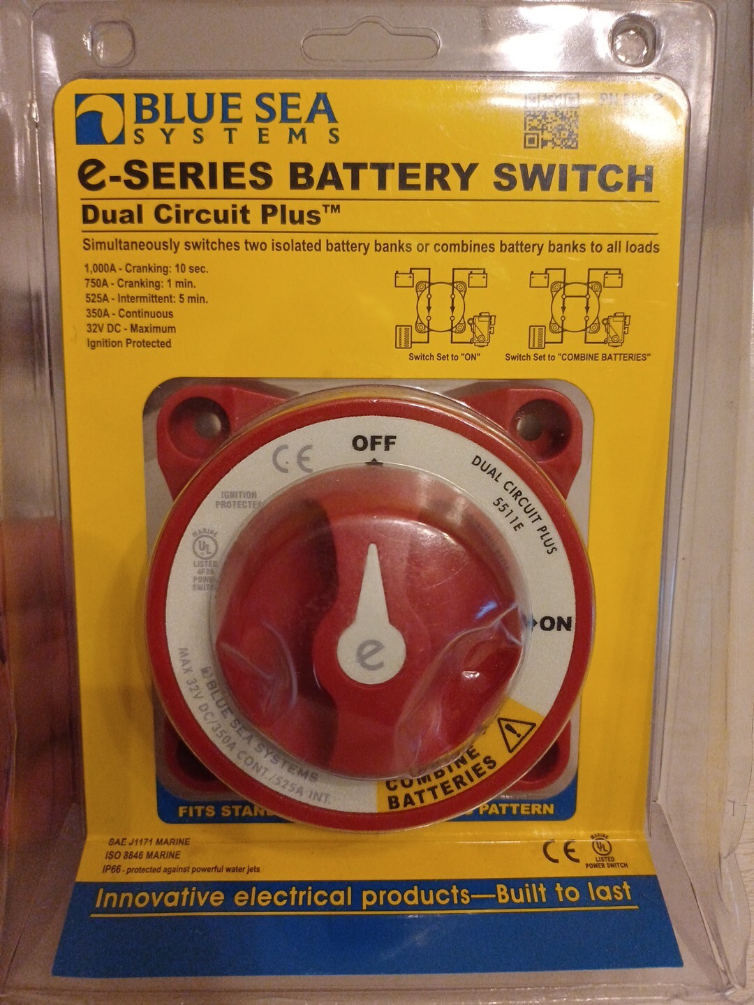 Bluesea 5511e STACCA BATTERIA PARALLELATORE SERIE E Nautica Camper