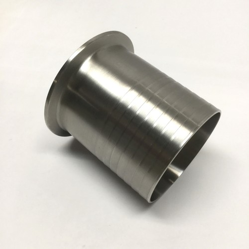 VNE EG14RT-6L3.0 Tri-Clamp Sanitary Fitting 3" Dia Rubber Hose Adapter T316L SS