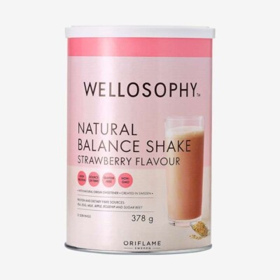 Oriflame Wellosophy Natural Balance Shake Erdbeergeschmack