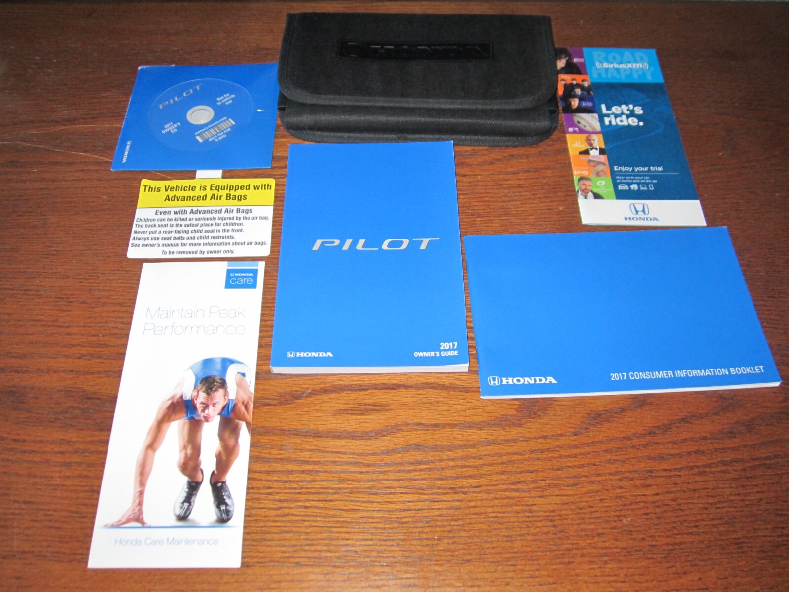 2017 HONDA PILOT owners manual OEM with supplemental books, CD