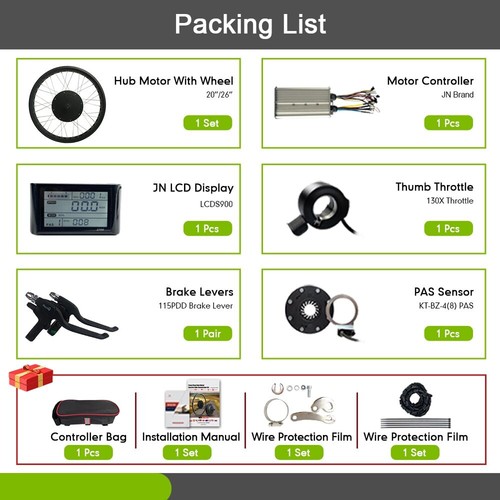 72V 3000W Snow Fat Bike E-bike Conversion Kit Rear Rotate/Cassette Hub Motor - Picture 6 of 25