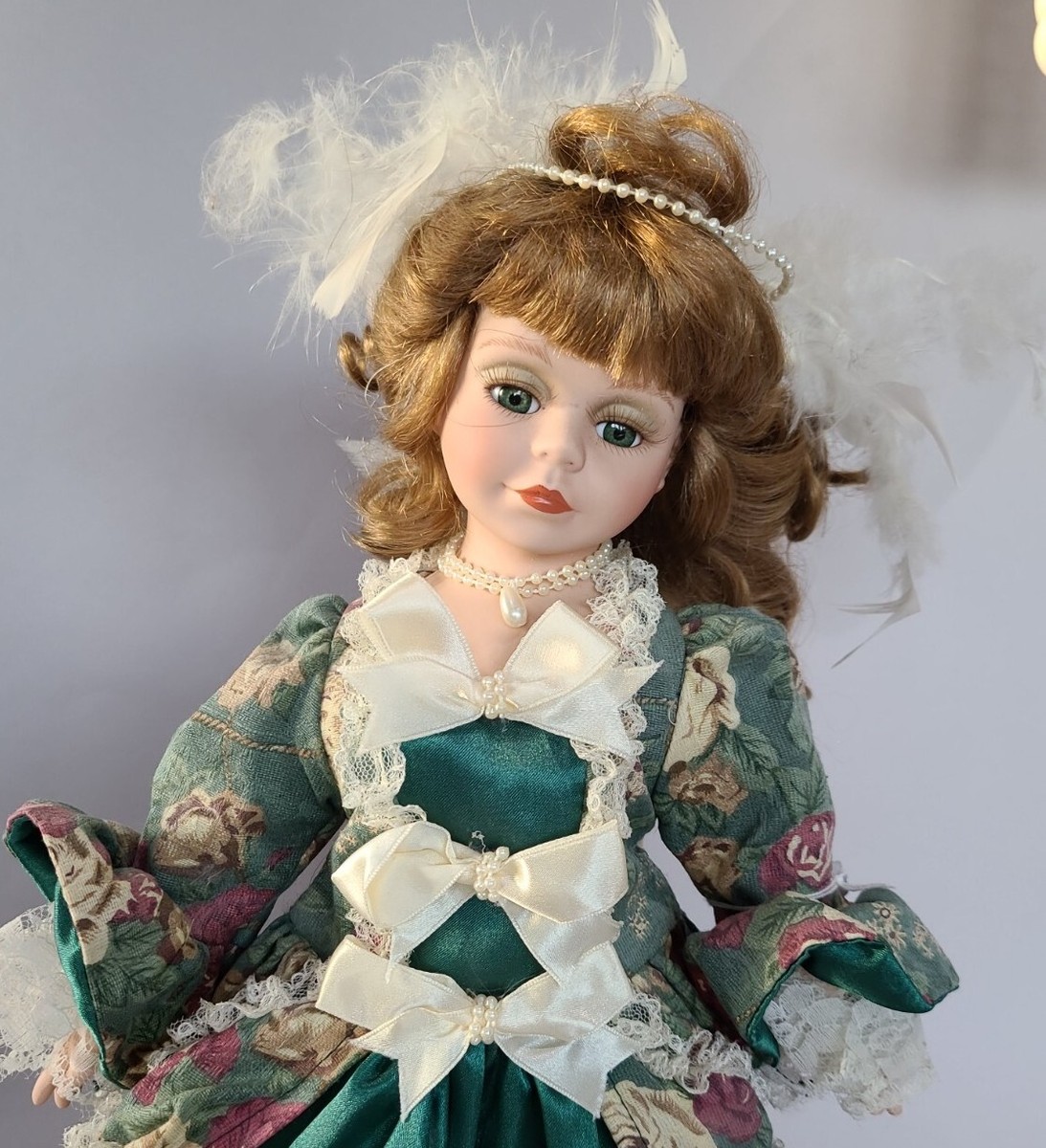 429-PORCELAIN VICTORIAN STYLE DOLL 16