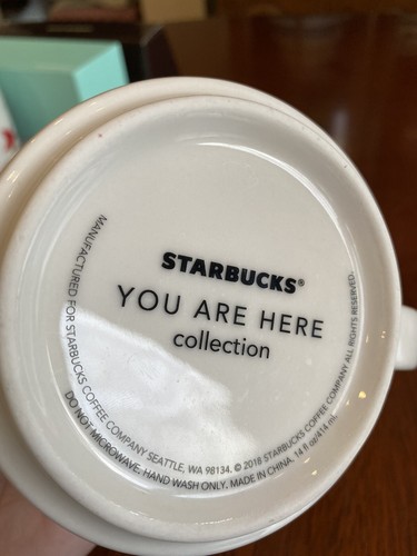 RARO! Tazza Starbucks Pechino Cina YAH You Are Here Golden Dragon - Spedita USA - Foto 6 di 6