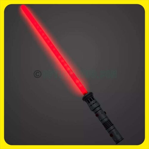 Star Wars: Die dunkle Bedrohung Darth Maul LICHTSCHWERT Spielzeug ROTER Griff Doppelfähigkeit!! - Bild 2 von 16
