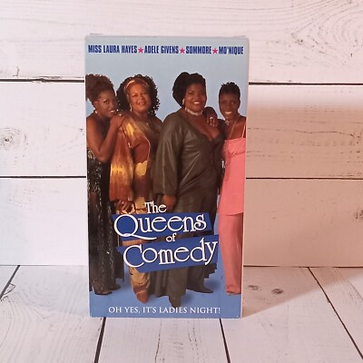 Queens of Comedy VHS Tape 2001 Stand Up Comedy Mo'Nique Adele Givens SHIPS FREE
