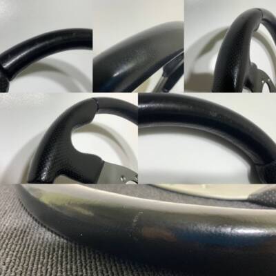 MOMO RACE D35 Steering Wheel 35Φ Black Leather Sports Type