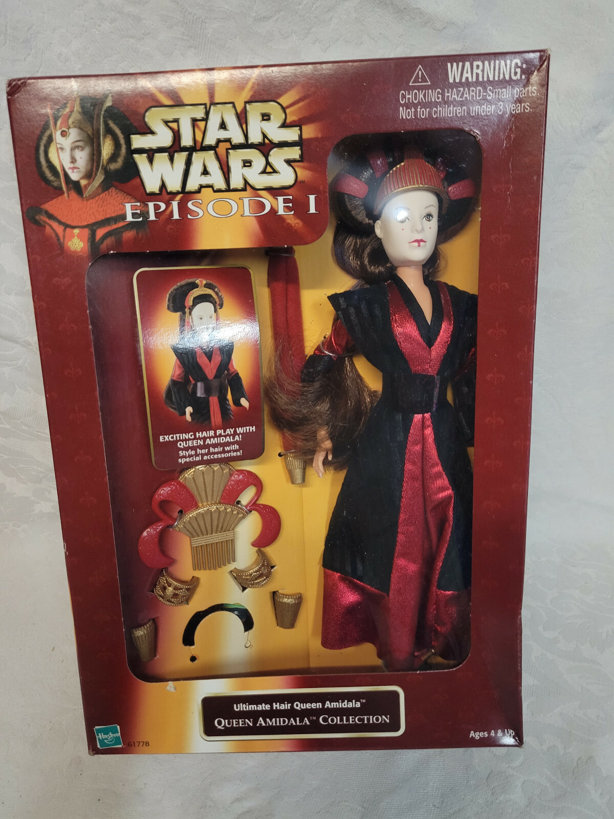 Hasbro Star Wars Episode I Ultimate Hair Queen Amidala Collection Doll |  eBay