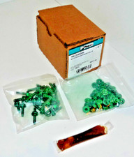 25x Panduit Paint Piercing Green Bonding 10-32 Studs with Nuts TRBS1032K Kit USA