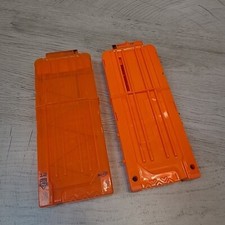 Nerf Dart Gun 12 Round Dart Ammo Magazine Clips Lot of 2 Toy Accessory VGC