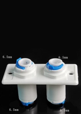 Umkehrosmose Aquarium Anlage Doppelschott gerade 1/4'' Außendurchmesser Schlauch Quick Fitt