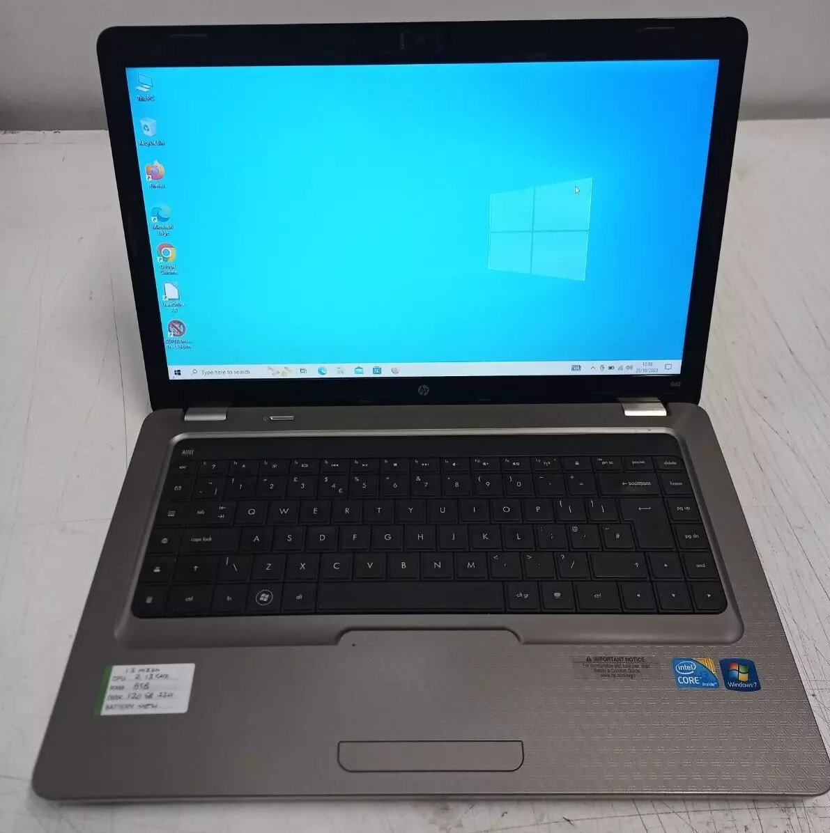 Hp g62 sale notebook pc