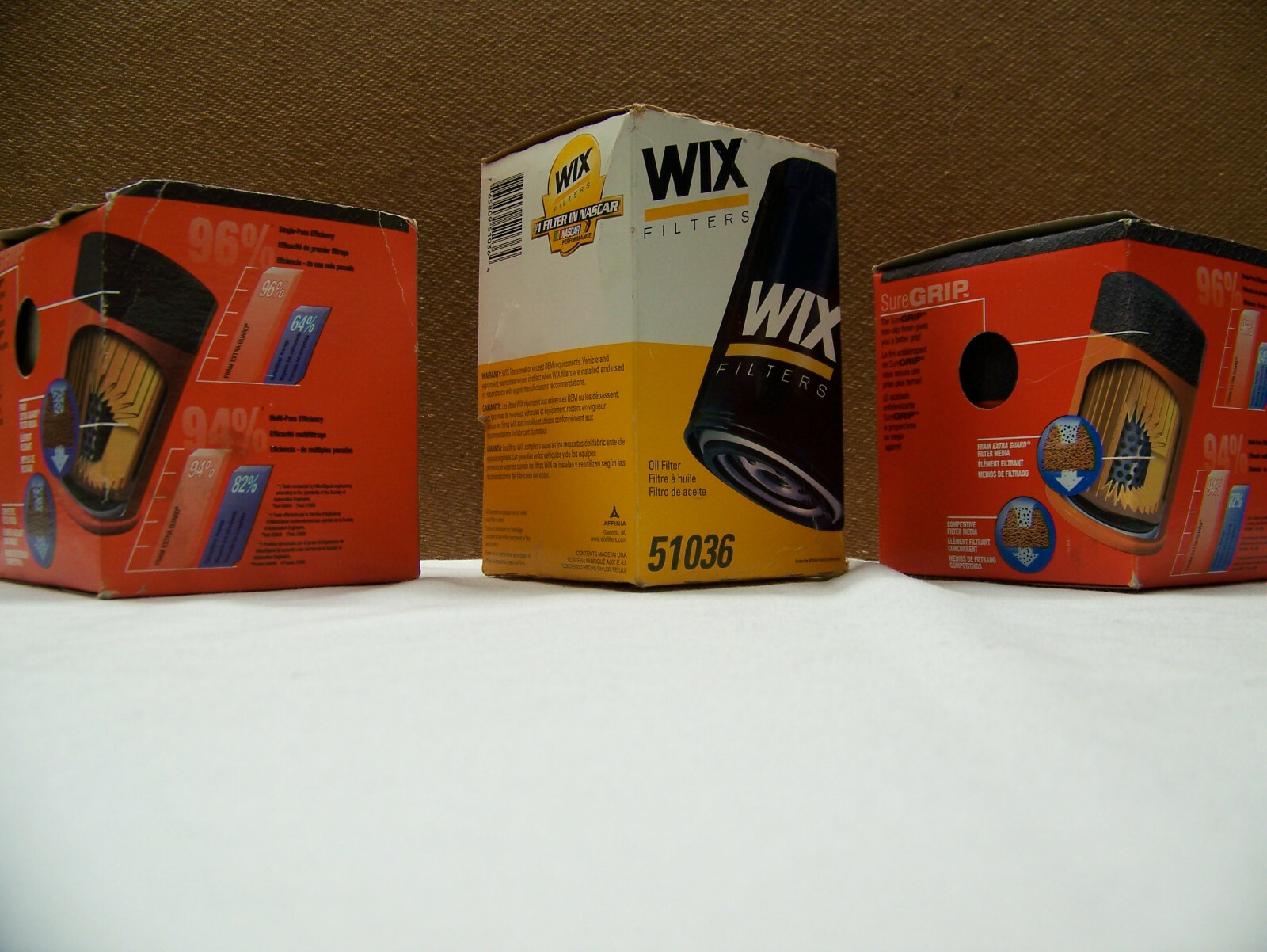 Oil filter lot of 3 fram ph16 fram ph30 wix 51036 all new nice