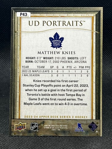 2023-24 Upper Deck Series 2 UD Portraits - Complete Your Set - You Pick - Picture 33 of 47