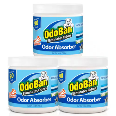 14 Oz. Fresh Linen Solid Odor Absorber Odor Eliminator for Smoke Odor and Musty