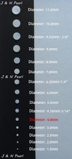 JNNPEARL 1.3mm Thick 4mm 50pcs Mother of Pearl Inlay Dots for Guitar, Banjo