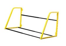 50256 Heavy Duty Adjustable Folding Wall Mount Tire Rack Storage for Yellow