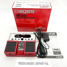 Pedale effetto processore BOSS VE-20 Vocal Performer con scatola adattatore m...