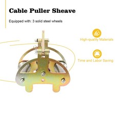 Cable Puller Sheave Layoff Pulley Cable Feedi...