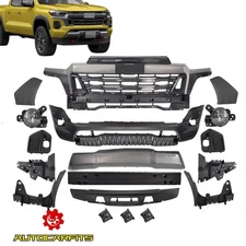 For Chevy Colorado 2023-2024 Front Bumper Cover ReinForcement w/Grille Fog Light