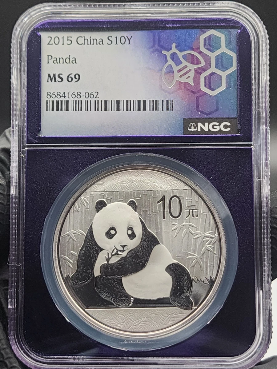 2015年 中国パンダ10元１オンス銀貨（Ag.999）NGC最高鑑定❗️ 2015 Chinese Coins for sale | eBay
