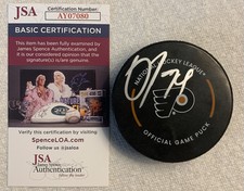OWEN TIPPETT AUTOGRAPH SIGNED OFFICIAL GAME PUCK PHILADELPHIA FLYERS LOGO 2023 