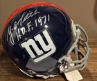 Y.A. Tittle New York Giants Autographed Mini Helmet JSA Certified