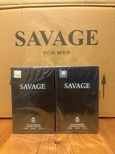 2 X Savage Men's Perfume 100ml Eau De Parfum Gift For Him Men Fragrance New