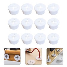 12 Pcs Desk Grommet Cable Hole Grommets Cord Organizer Wire Cover