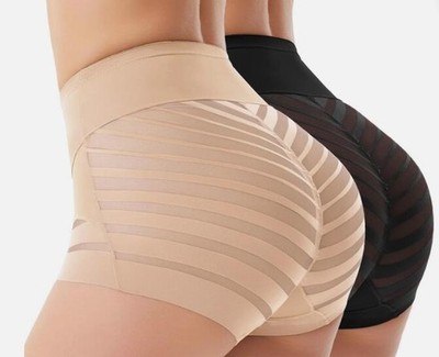 Womens High Waist Tummy Control Shapewear Bottom Panty Slimming Underwear Shorts