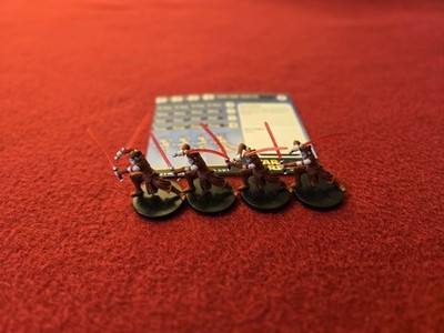 Star Wars Miniatures Clone Strike 34 CLEARANCE x4 Dark Side Acolyte