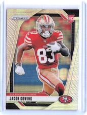 2024 Panini Prizm Jacob Cowing Silver Prizm Rookie 49ERS RC